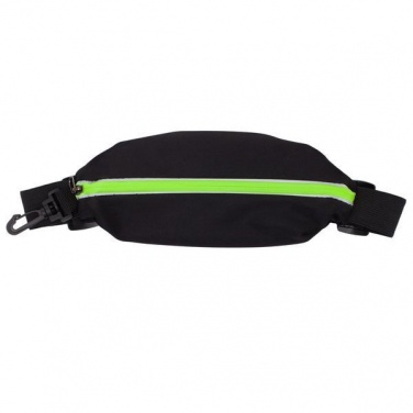 Logo trade promotional item photo of: Ease sports waist bag, black/light green