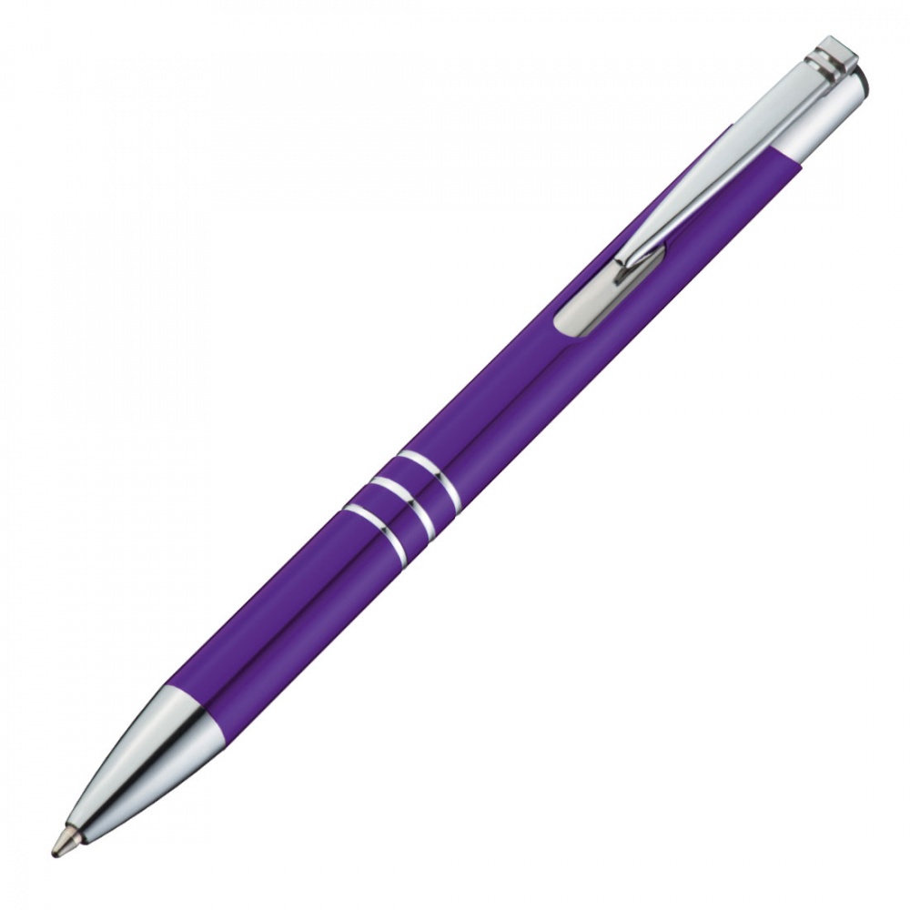 Logo trade corporate gifts picture of: Metal pen, Lilac