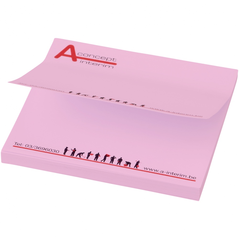 Logo trade promotional gifts image of: Sticky-Mate® sticky notes 75x75