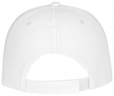 Logo trade promotional products picture of: Ares 6 panel cap, white