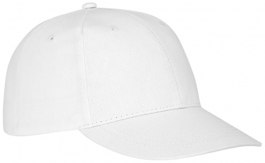 Logotrade promotional gift image of: Ares 6 panel cap, white