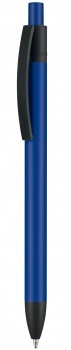 Logo trade corporate gift photo of: Pen, soft touch, Capri, navy