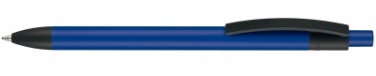 Logo trade business gift photo of: Pen, soft touch, Capri, navy