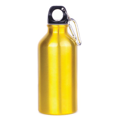 Logo trade corporate gifts image of: Drinking bottle 400 ml, golden