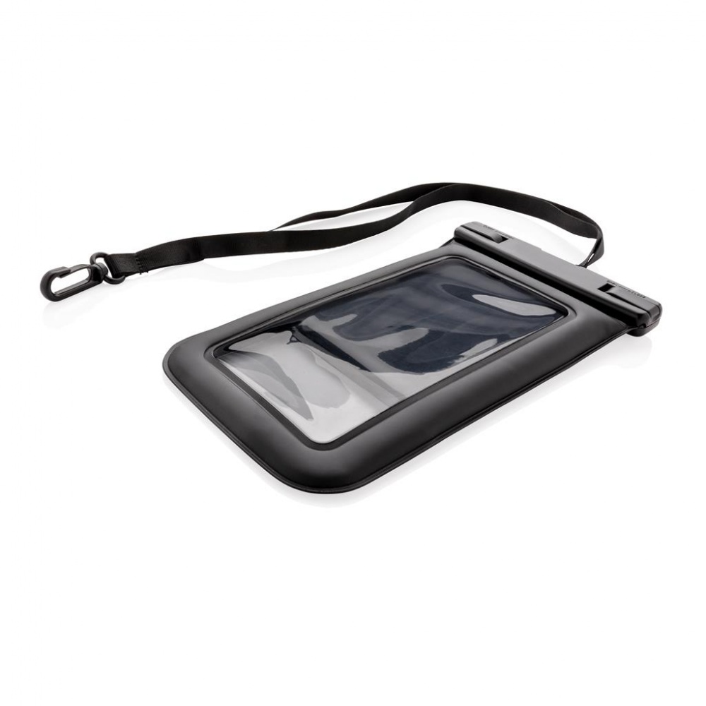 Logo trade advertising product photo of: IPX8 Waterproof Floating Phone Pouch, black
