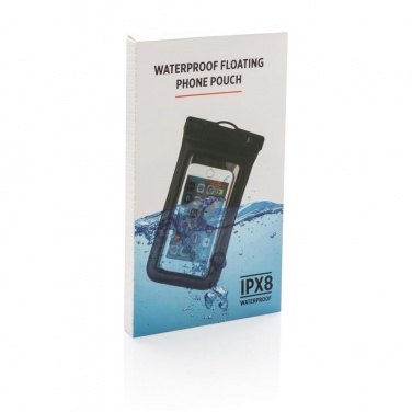 Logotrade business gift image of: IPX8 Waterproof Floating Phone Pouch, black