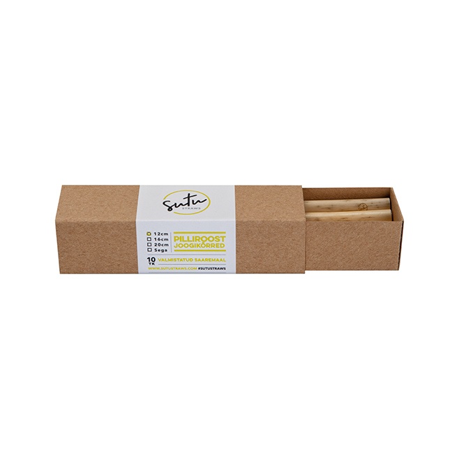 Logo trade promotional products picture of: #9 Natural biodegradable drinking straws