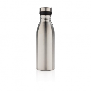 Logotrade advertising products photo of: Deluxe stainless steel water bottle, silver