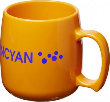 Logotrade promotional giveaways photo of: Classic 300 ml plastic mug, orange