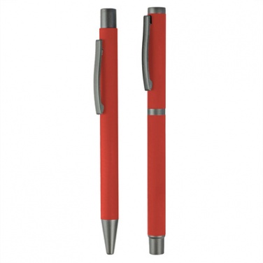 Logo trade promotional merchandise image of: Writing set, ball pen and roller ball pen