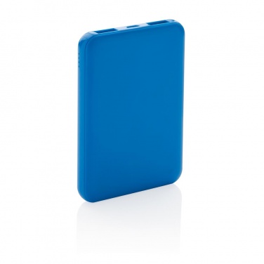 Logotrade promotional item picture of: High Density 5.000 mAh Pocket Powerbank, blue