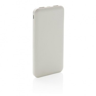 Logotrade corporate gift picture of: High Density 10.000 mAh Pocket Powerbank, white
