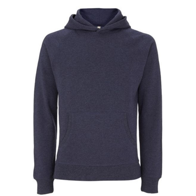 Logo trade promotional items picture of: Salvage unisex pullover hoody, melange navy