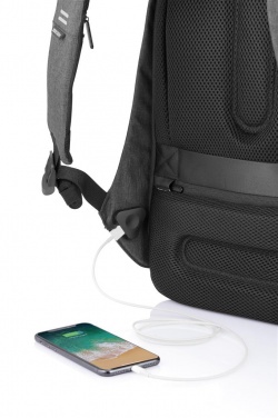 Logo trade promotional merchandise photo of: Bobby Pro anti-theft backpack, black