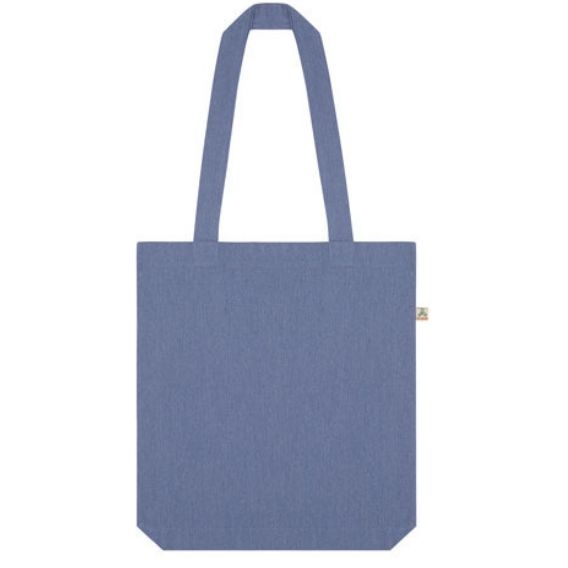 Logotrade advertising product picture of: Shopper tote bag, melange light denim