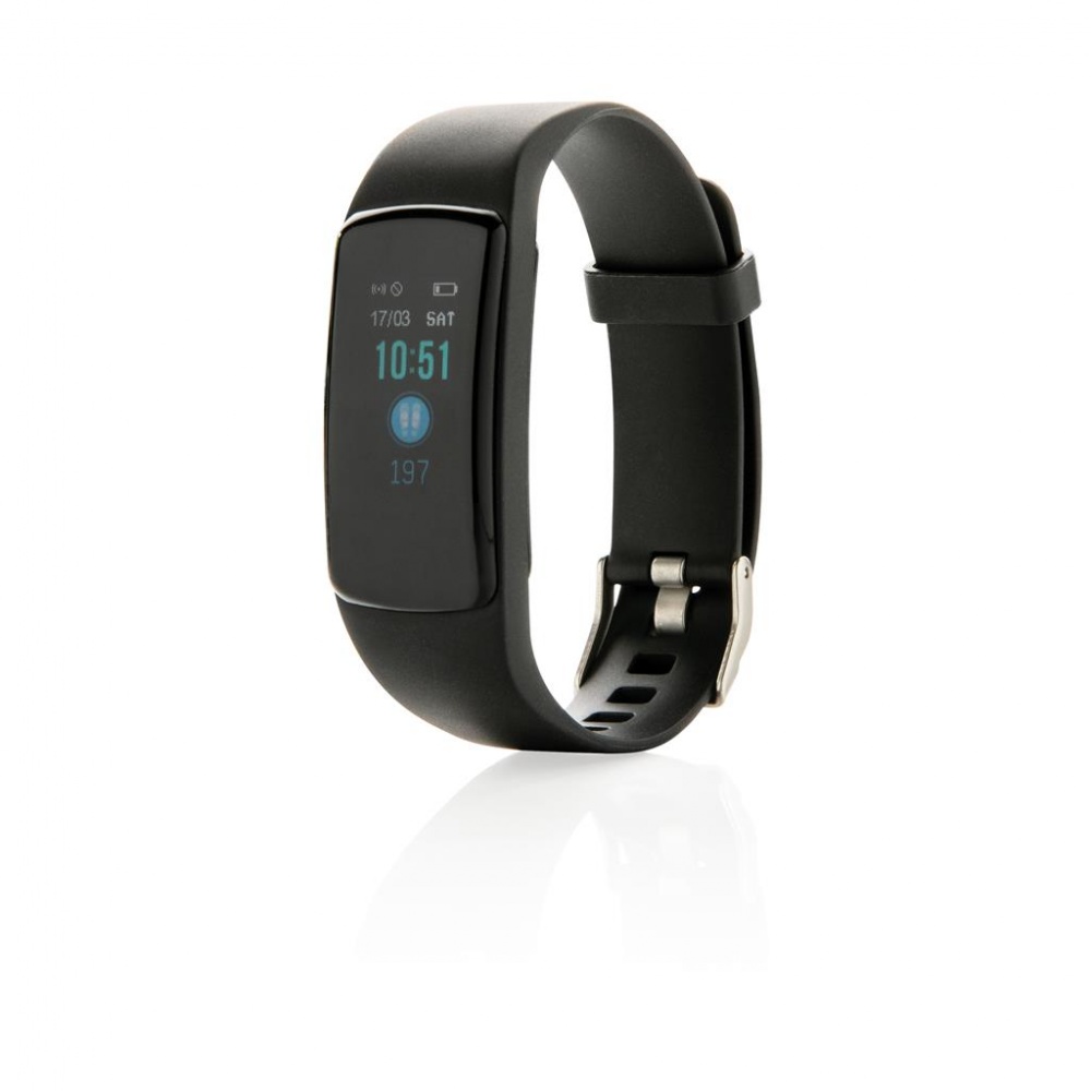 Logotrade corporate gift image of: Stay Fit with heart rate monitor, black