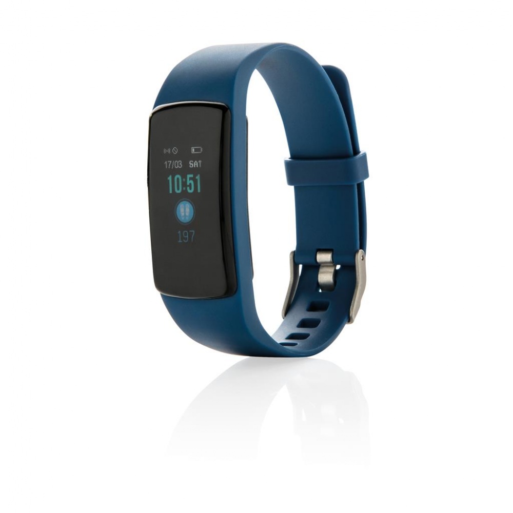 Logotrade advertising product image of: Stay Fit with heart rate monitor, blue