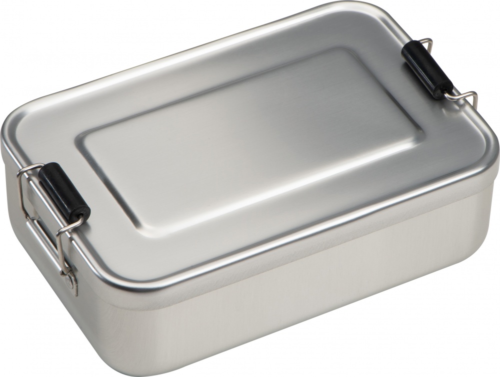 Logotrade business gifts photo of: Lunch box aluminum, grey