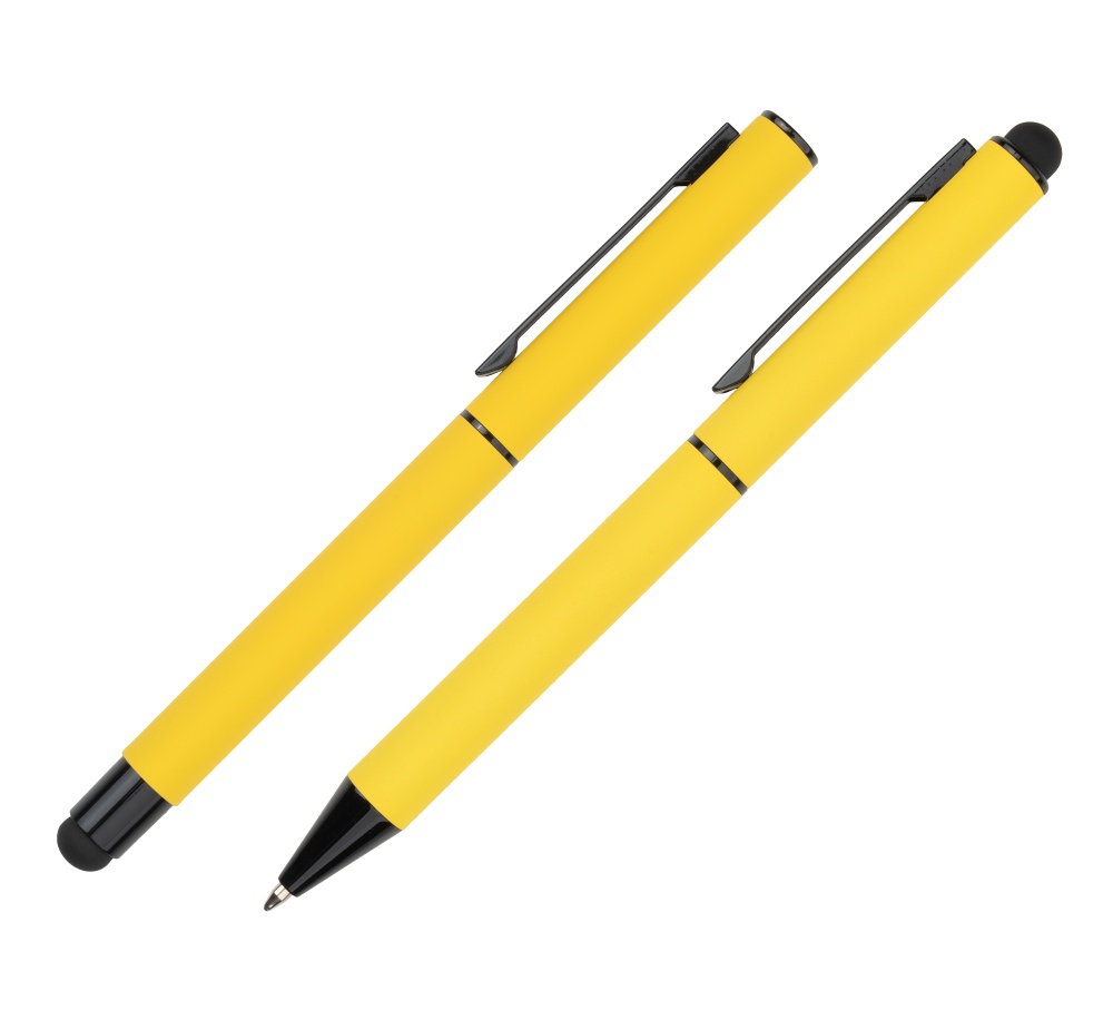 Logotrade promotional merchandise picture of: Writing set touch pen, soft touch CELEBRATION Pierre Cardin