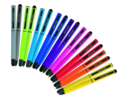 Logo trade promotional item photo of: Writing set touch pen, soft touch CELEBRATION Pierre Cardin