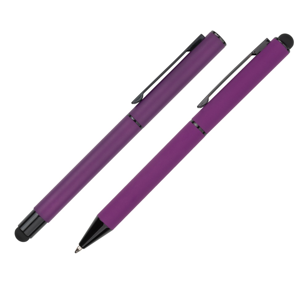 Logotrade corporate gifts photo of: Writing set touch pen, soft touch CELEBRATION Pierre Cardin