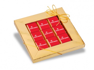 Logotrade promotional giveaway image of: 9 mini bars chocolate frame box