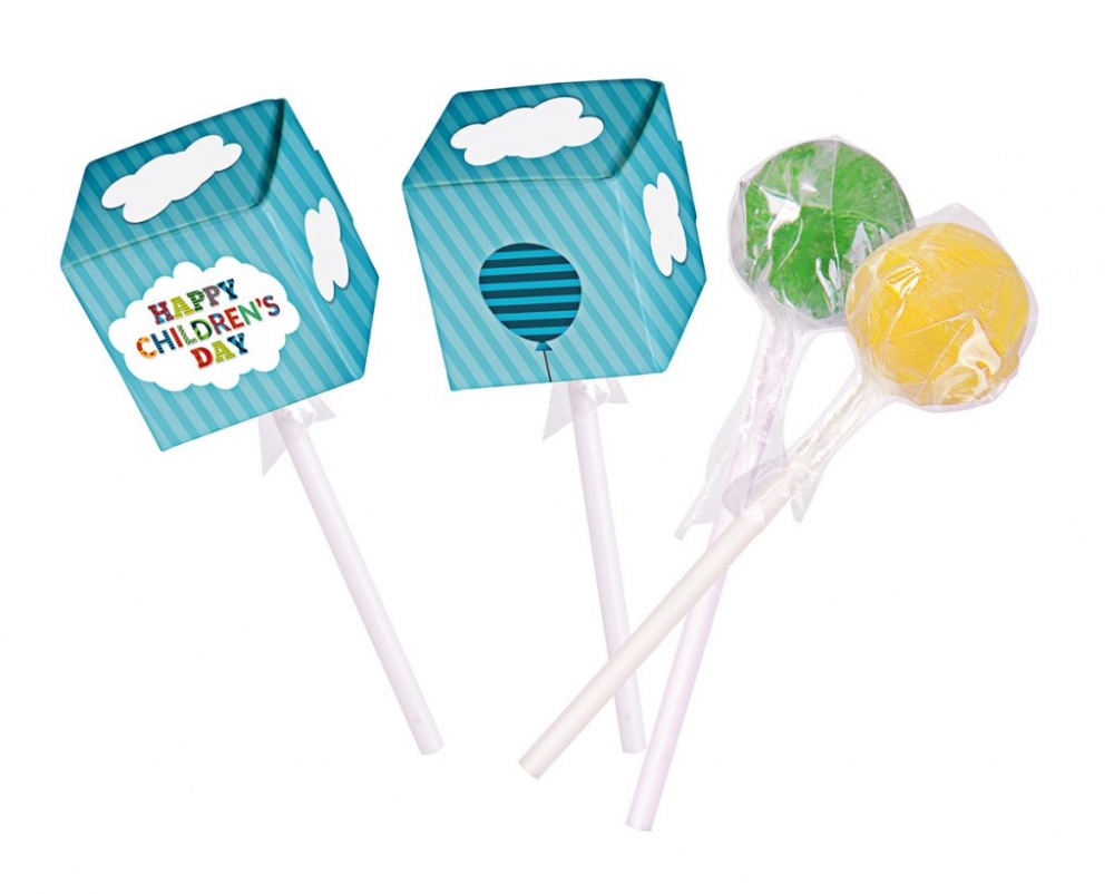 Logo trade promotional gifts image of: Cube lollipops