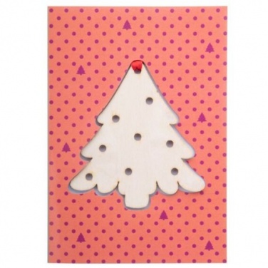 Logo trade promotional giveaways image of: CreaX Christmas card, star