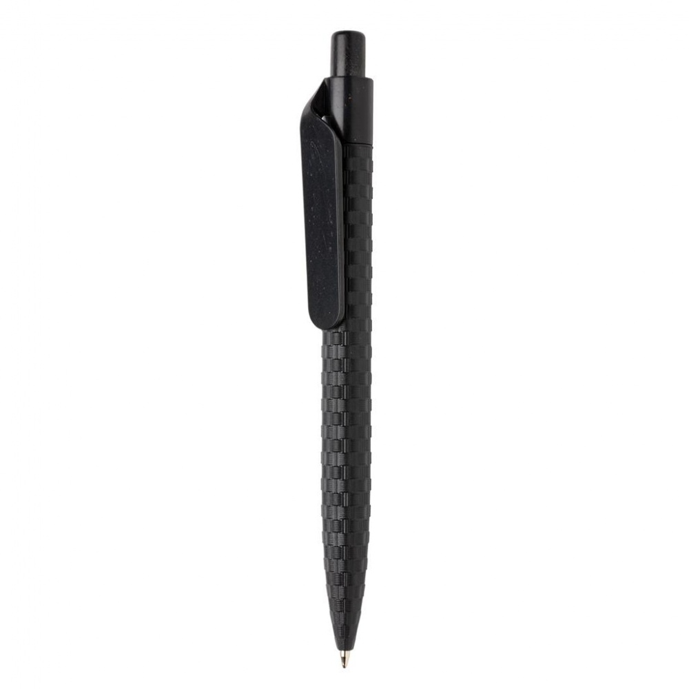 Logo trade advertising products picture of: Wheatstraw pen, black