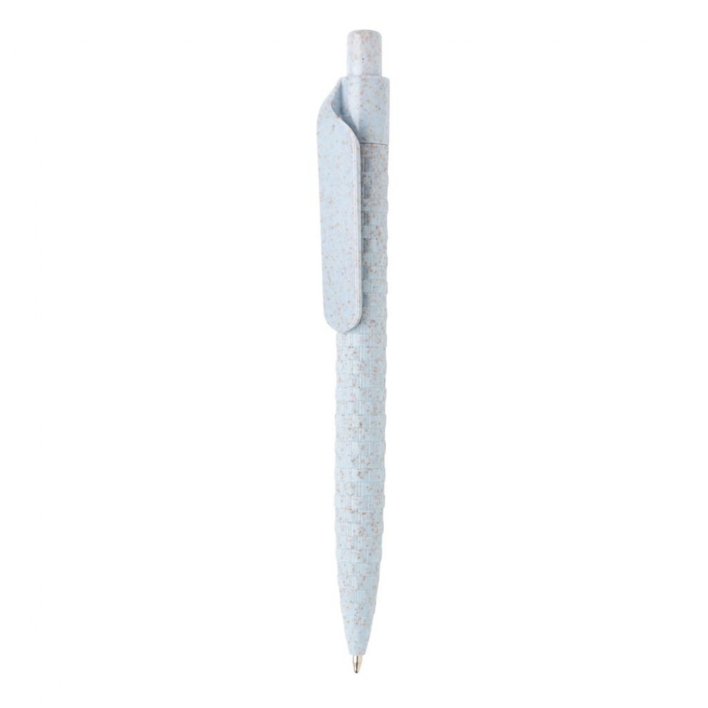Logotrade promotional giveaway picture of: Wheatstraw pen, blue