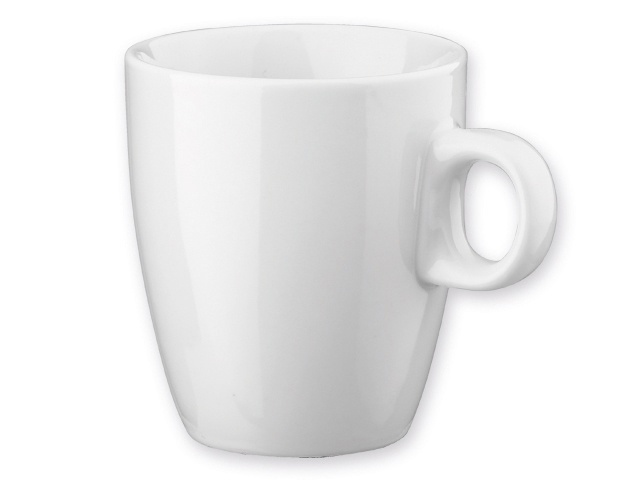 Logo trade promotional items image of: Lien porcelain mug, white