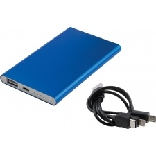 Logotrade promotional giveaway picture of: Power bank LIETO 4000 mAh, Blue