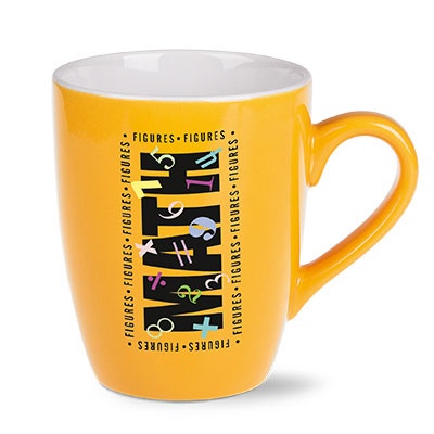 Logo trade corporate gifts picture of: Ilona mug, yellow
