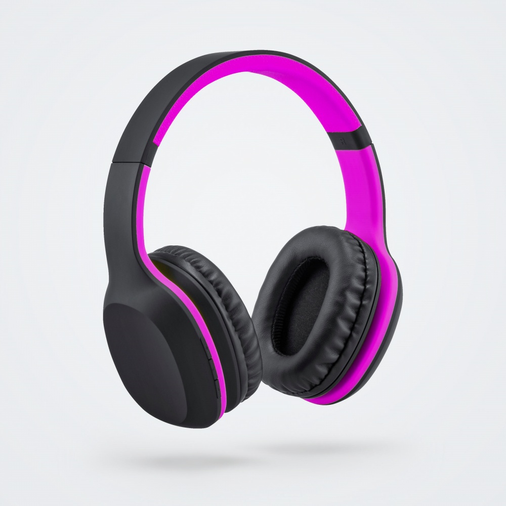 Logo trade promotional merchandise photo of: Wireless headphones Colorissimo, lilac