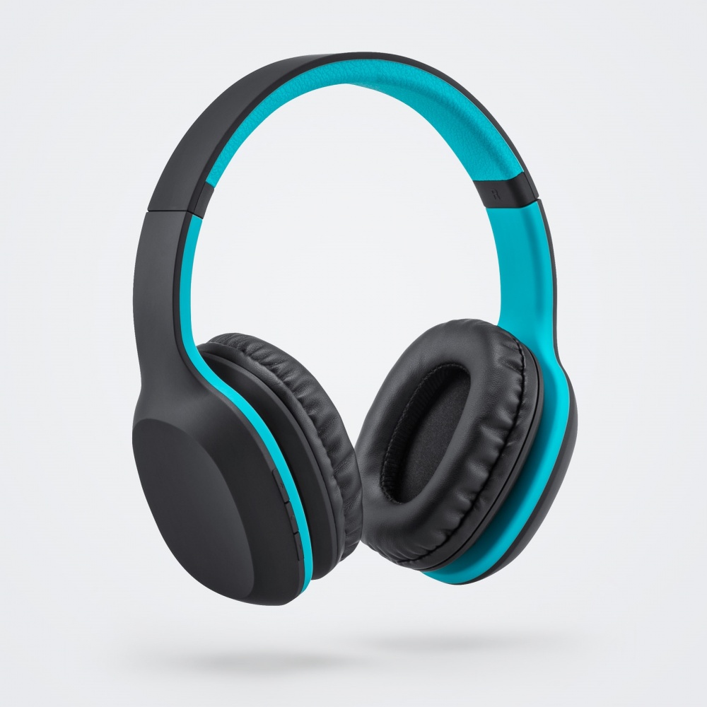 Logotrade corporate gift image of: Wireless headphones Colorissimo, turquoise