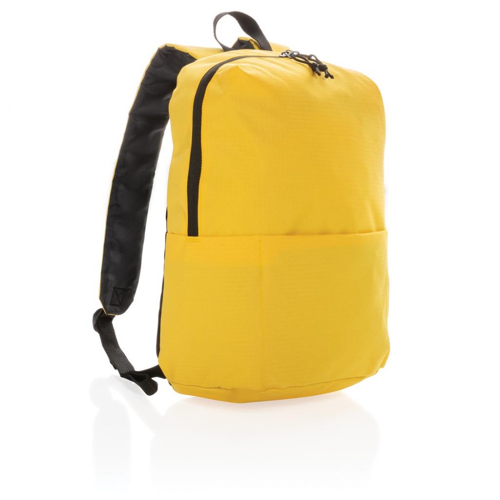 Logotrade promotional merchandise picture of: Casual backpack PVC free, yellow