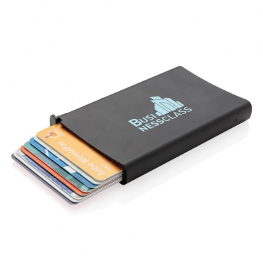 Logotrade promotional product picture of: Standard aluminium RFID cardholder, black