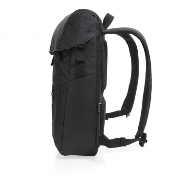 Logotrade promotional products photo of: Osaka  rPET backpack, black