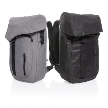 Logotrade advertising products photo of: Osaka  rPET backpack, black
