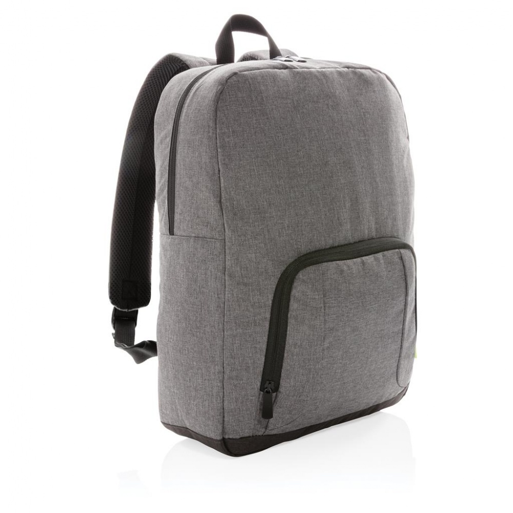 Logo trade business gift photo of: Fargo RPET cooler backpack, grey