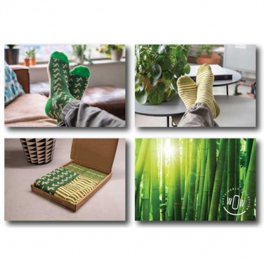 Logo trade promotional items picture of: Bamboo socks, multicolour