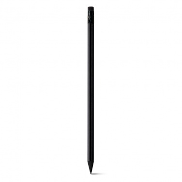 Logo trade promotional gift photo of: Erster pencil, black/white
