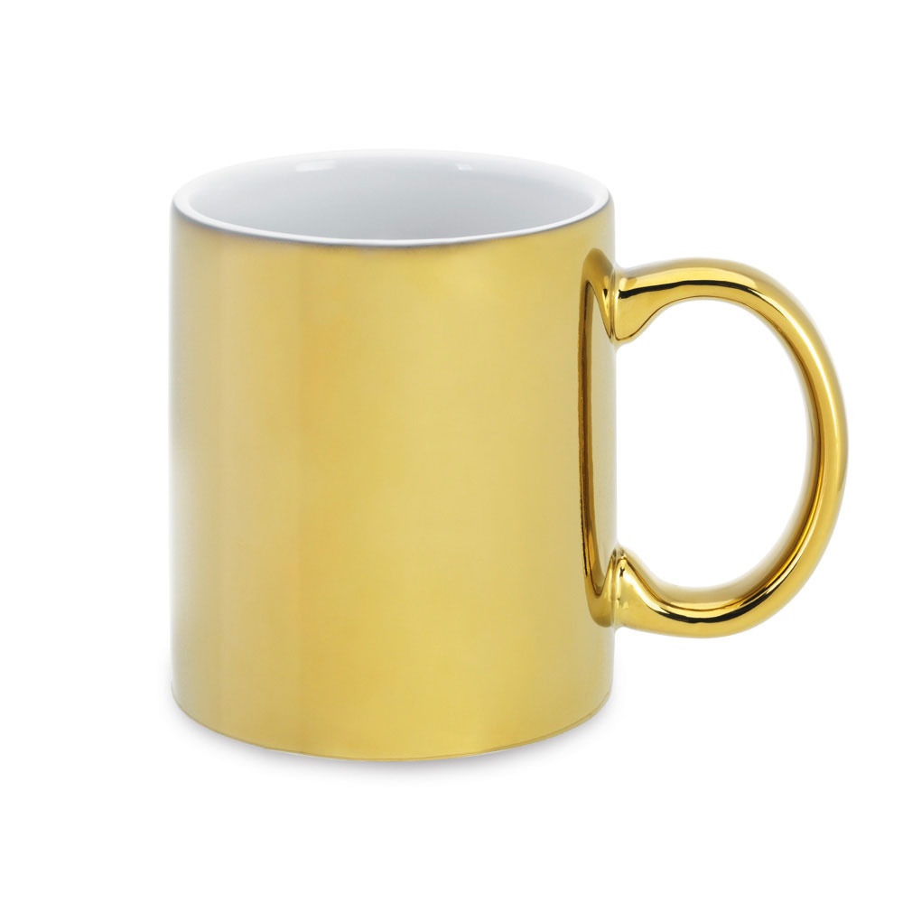 Logo trade corporate gifts image of: Laffani mug, golden