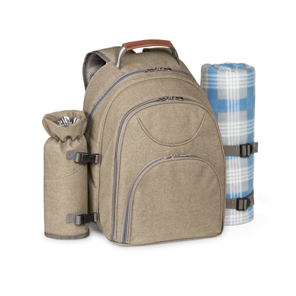 Logotrade promotional items photo of: VILLA. Thermal picnic backpack, Brown