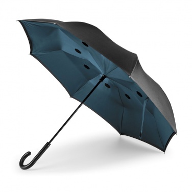 Logotrade promotional item image of: Umbrella Angela, reversible, blue-black