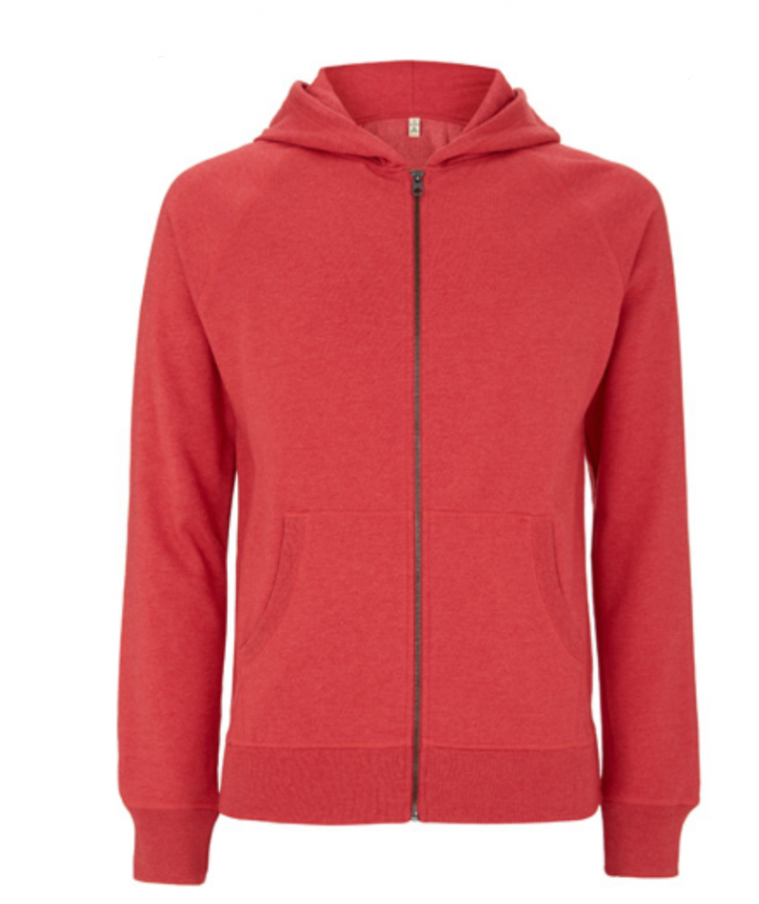 Logo trade promotional items picture of: Salvage unisex hoody, melange red