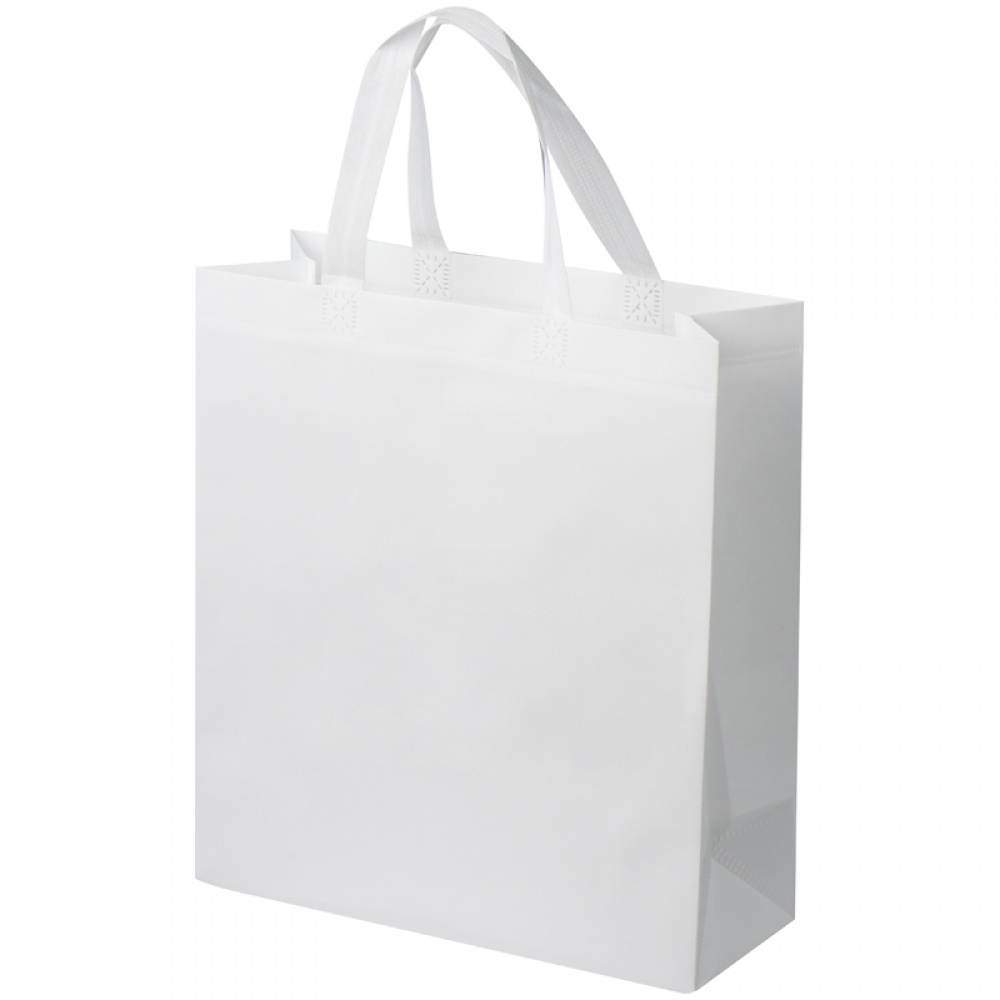 Logo trade promotional items image of: Non woven bag - small, White