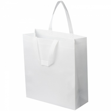 Logo trade business gifts image of: Non woven bag - small, White