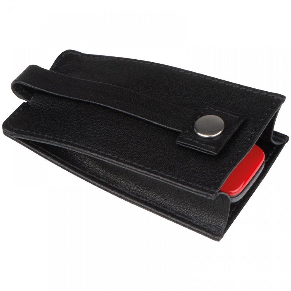 Logo trade advertising products picture of: RFID Key case, Black/White