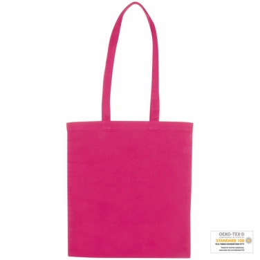 Logo trade corporate gifts image of: Cotton bag with long handles, Pink